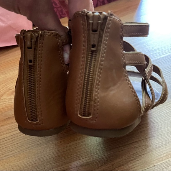 ⭐️3/$25⭐️ SO Tan Leather Gladiator Sandals | Women’s Size 9 - Picture 5 of 6